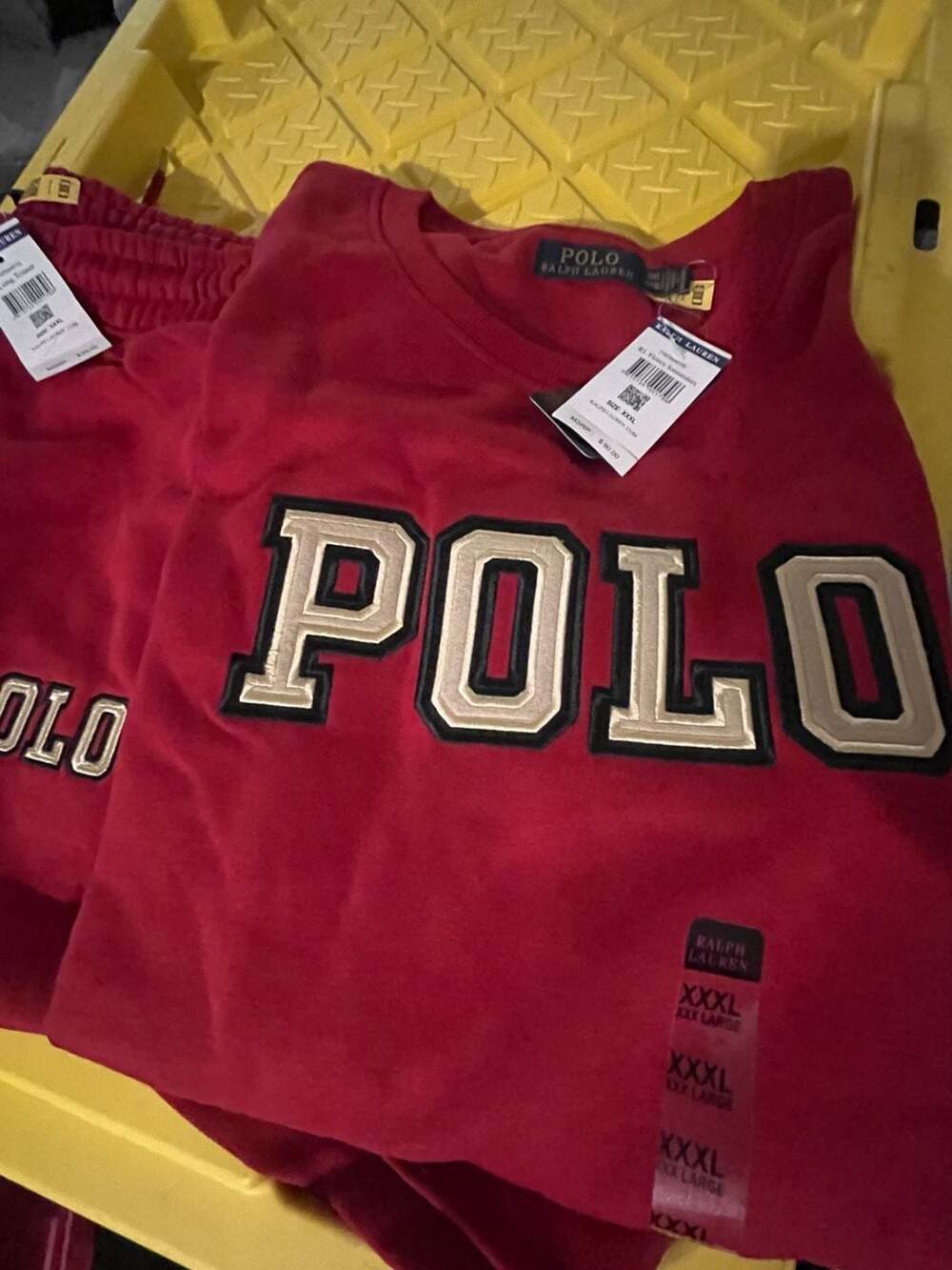 Polo Ralph Lauren RL Fleece Sweatshirt and Matching Long Trouser Set - Picture 2 of 8